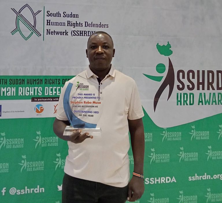 CEPO’s Stephen Robo Musa Awarded Outstanding Human Rights Defender of the Year