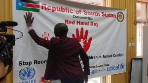 CEPO Joins National Commemoration of International Red Hand Day, Calls for Stronger Action to End Child Recruitment in South Sudan
