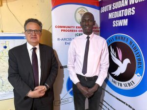 CEPO and U.S. Ambassador Discuss Efforts to Promote Civic and Political Space in South Sudan