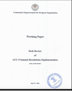 CEPO AUC-5 Summit Working Paper Review